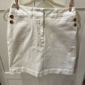 Talbots Bright White Skirt